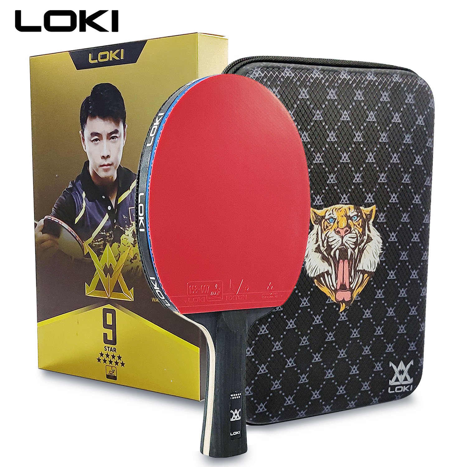 Table Tennis Zone - LOKI Racchetta da ping pong a