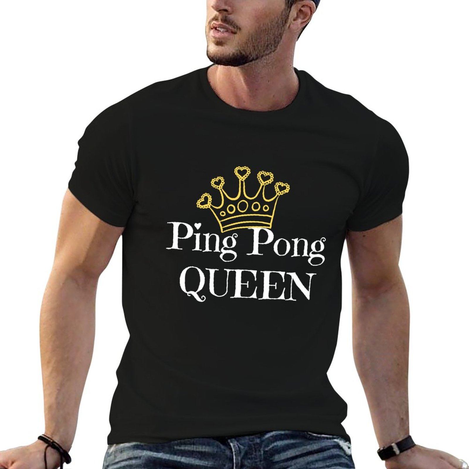 Table Tennis Queen - T-shirt per amanti del ping pong