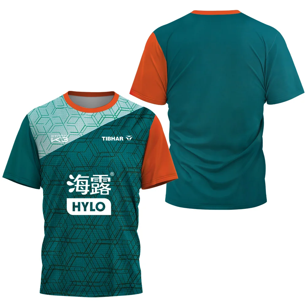 Table Tennis Training China - T-shirt sportiva da uomo traspirante ad