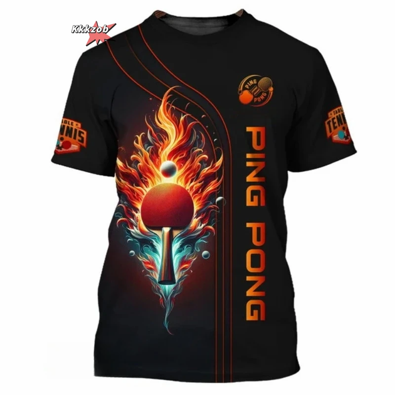 Table Tennis Training China - 2025 T-shirt da ping pong con