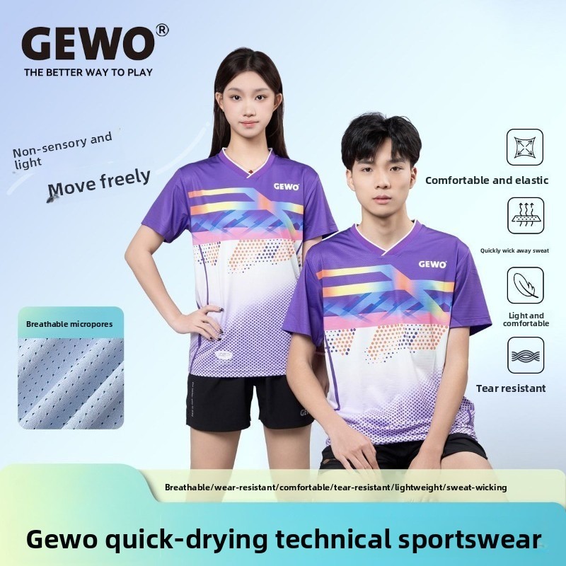 Table Tennis Uniform - GEWO tedesco nuovo ping pong sportivo