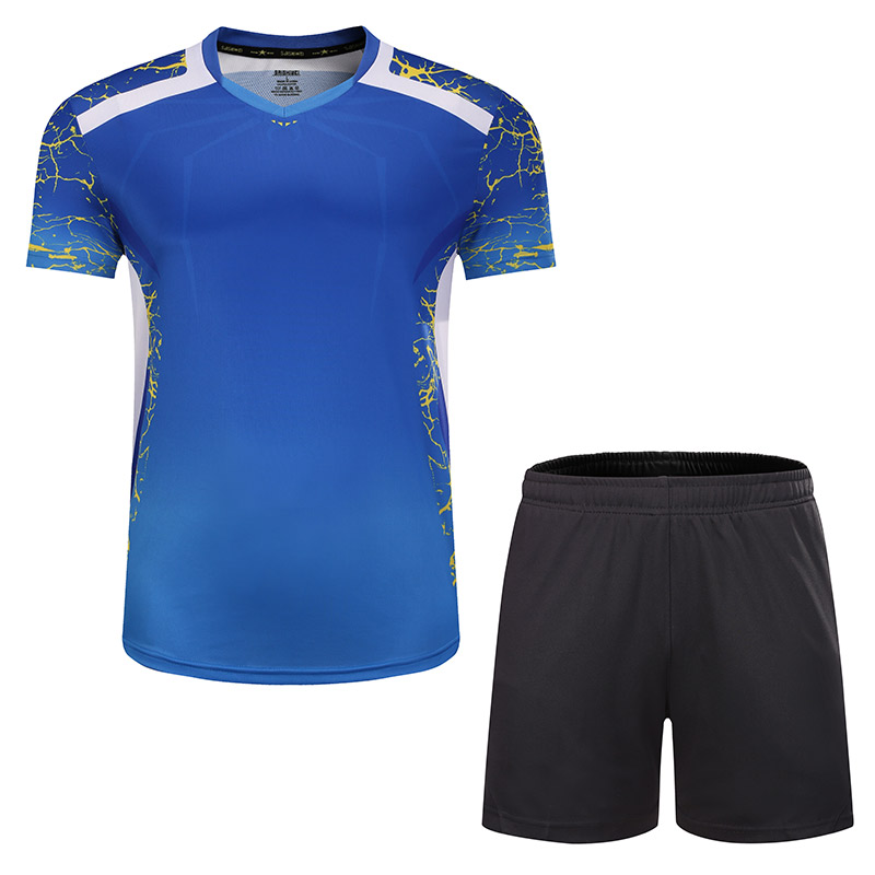 Table Tennis Uniform - New Men Women Tennis T Shirt