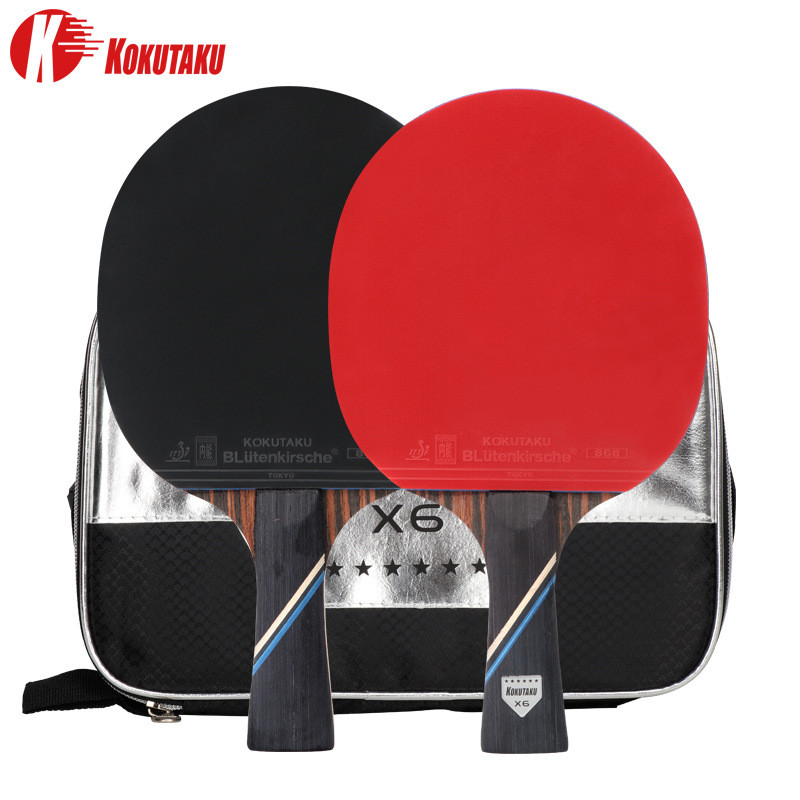 Table Tennis Kit Bag - KOKUTAKU ITTF professionale 4/5/6 Star racchetta