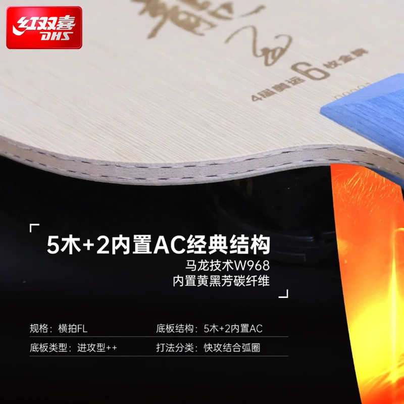 Racchetta da ping pong DHS Mal - Table Tennis Grip Types recensione e prezzo