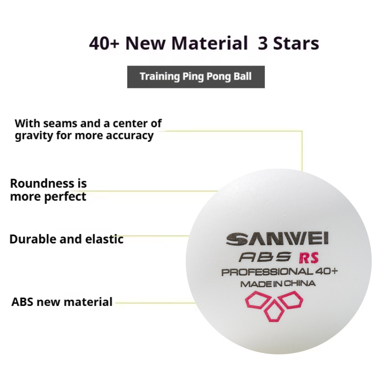 SANWEI RS40 + Palline da ping  - Table Tennis Zlc recensione e prezzo