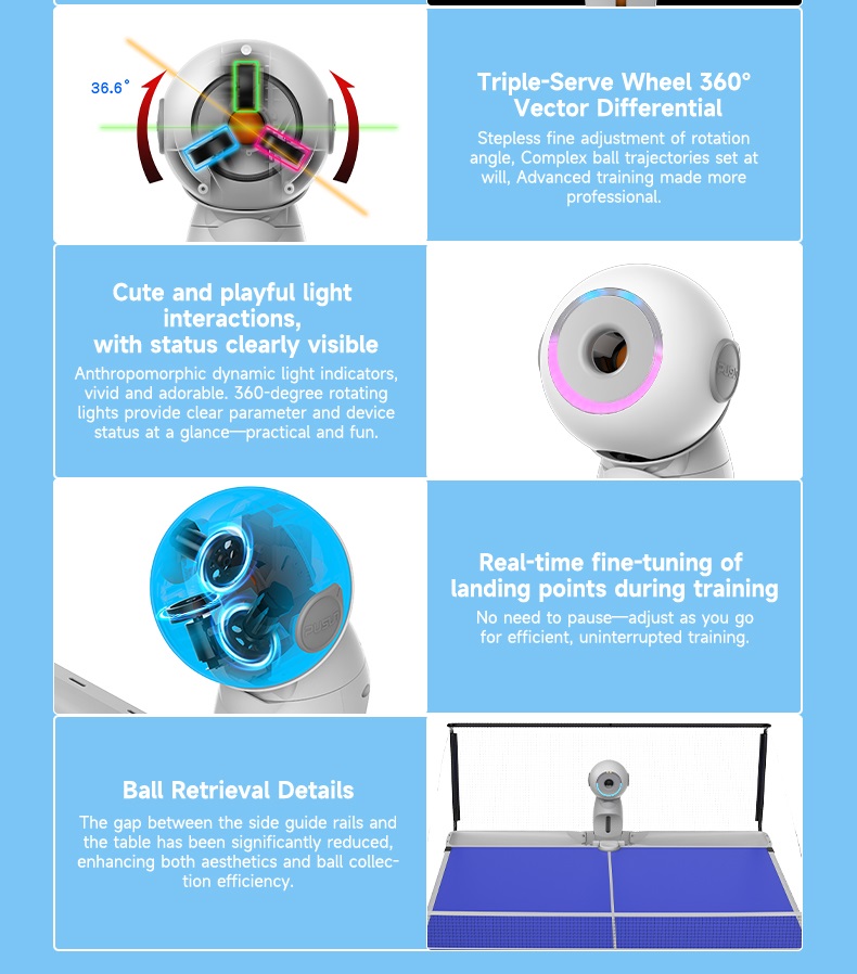 Robot da Ping Pong Elettrico I - Table Tennis Trainer recensione e prezzo